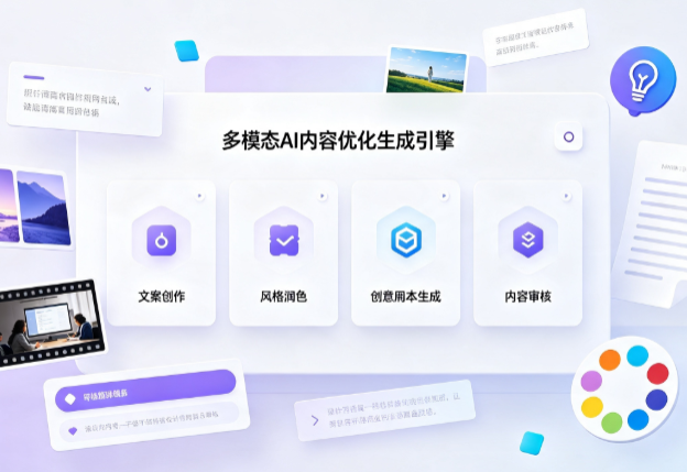 云城区AI智能内容优化创新 多模态生成技术丰富数字内容创作生态